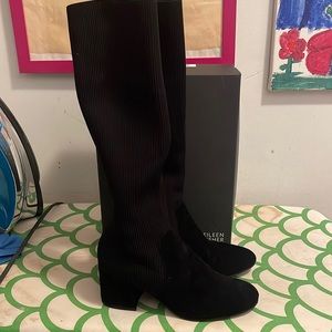 Eileen Fisher Stretch Suede Boots 7.5